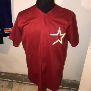 Astros Jersey maroon Burgundy vintage